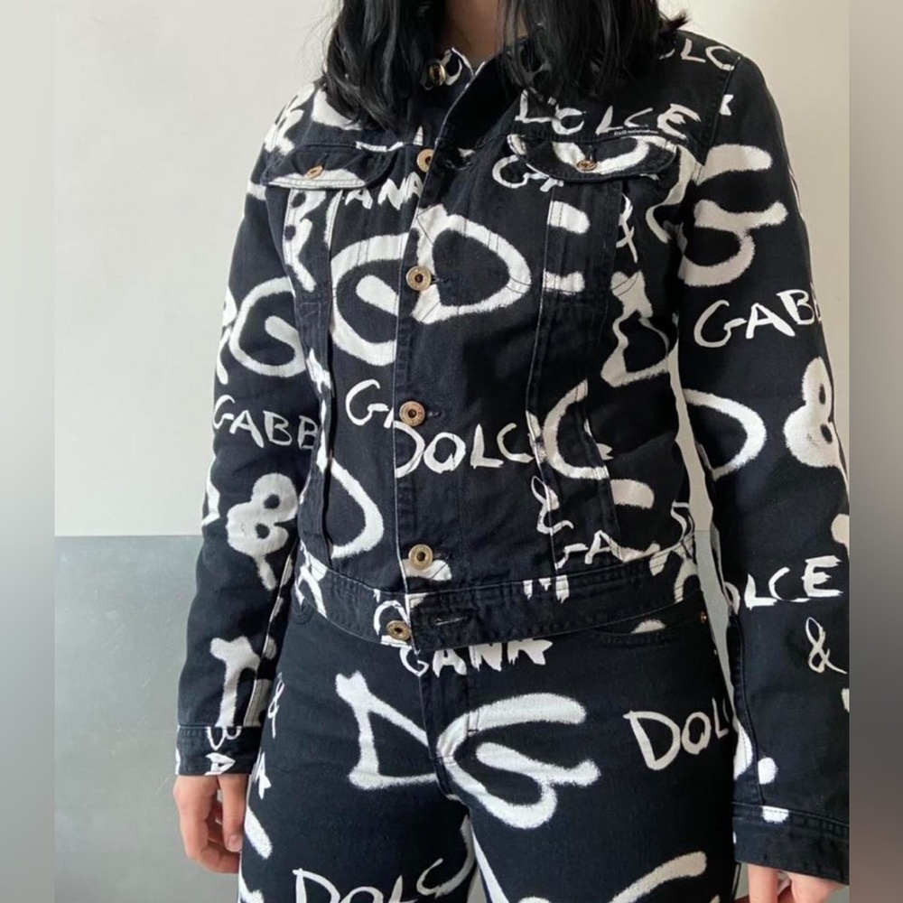 Dolce Gabbana Vintage Graffiti Pants